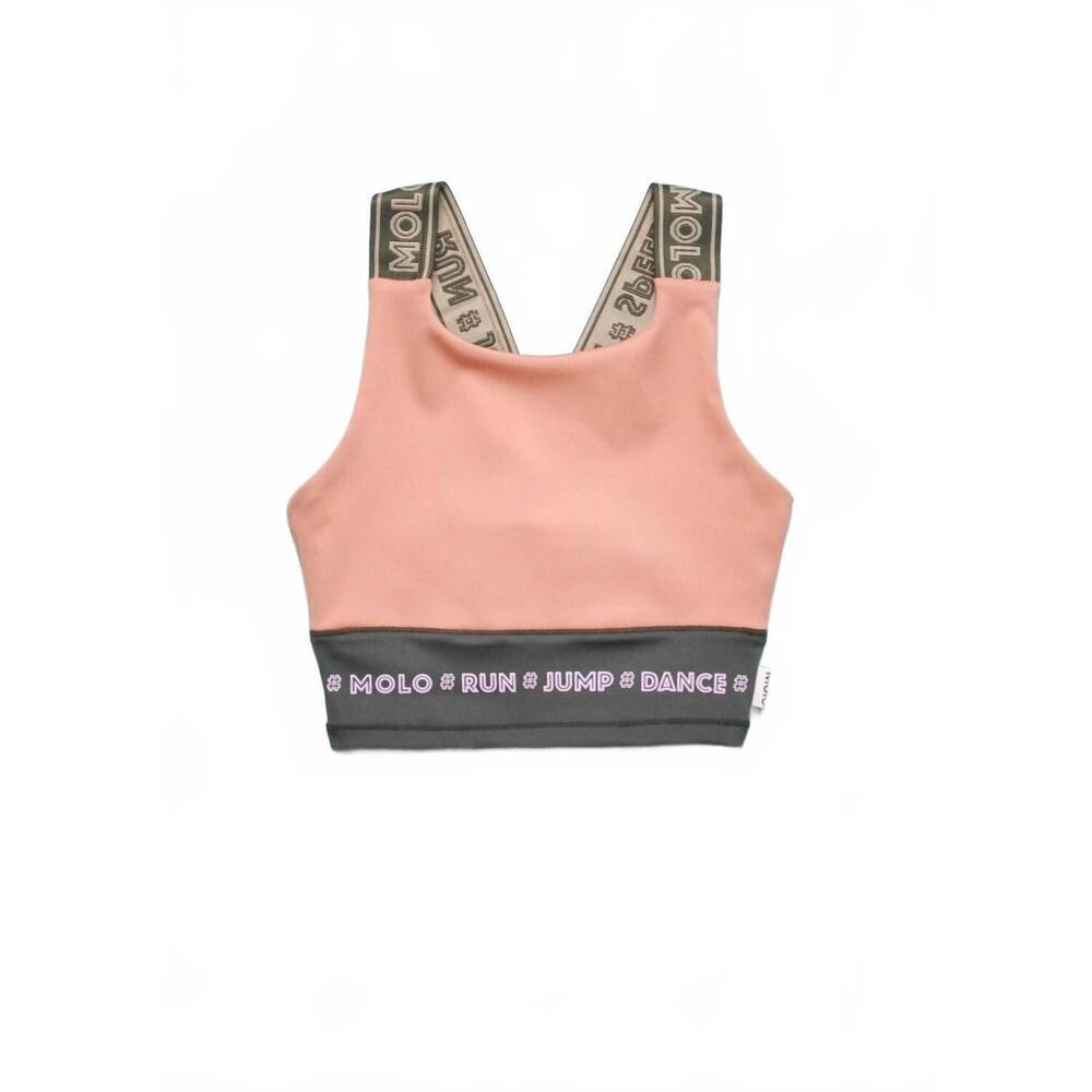 NEW MOLO girls oliva athletic top in rose block